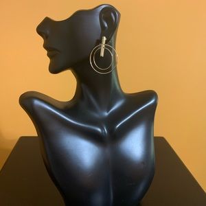 Double circles earrings